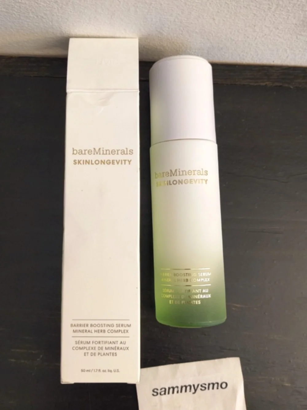 bareMinerals Skinlongevity Barrier Boosting Serum Mineral Herb 1.7 fl oz